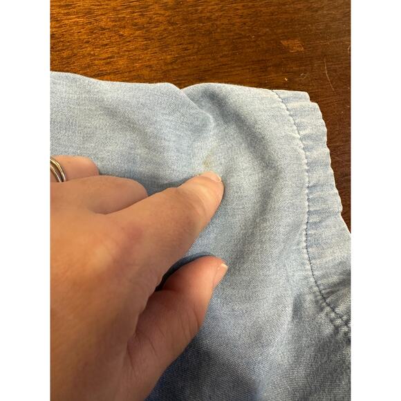 Go Softly Patio Floral Embroidered Dress Women Large Lounge Grandma Mumu House - Picture 11 of 13